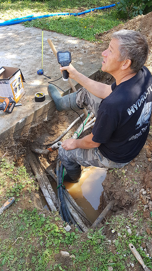 recherche de fuites inspection avec caméra Montpellier